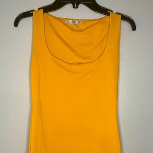 Zara Yellow Cami Tank Top